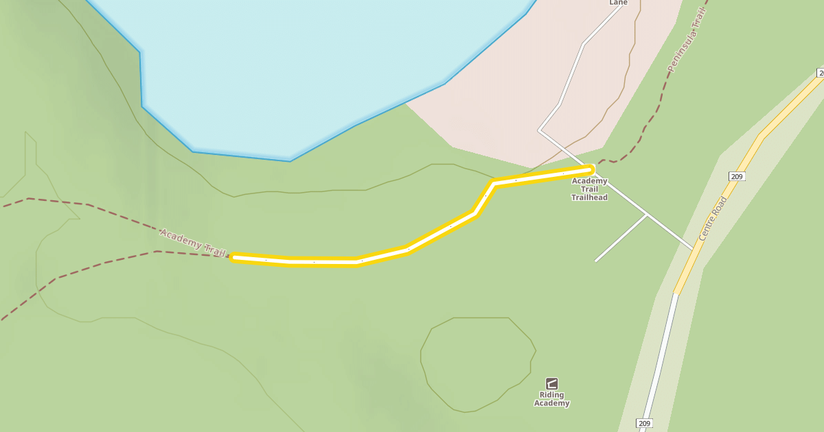 Map preview of Academy Trail