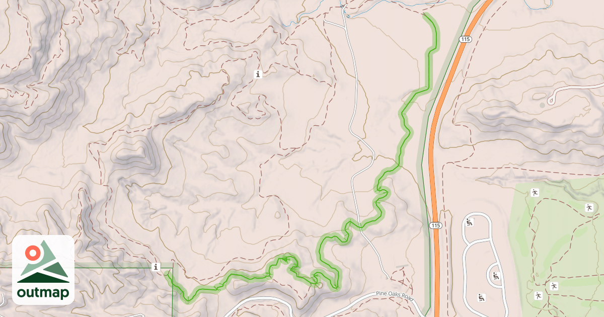 Map of Sundance Trail