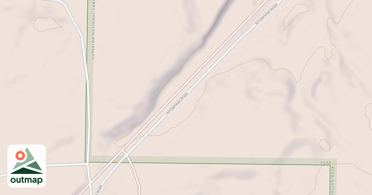 Map of ARROWHEAD CREEK