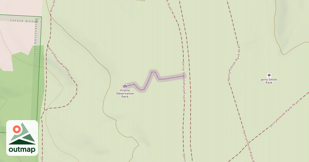 Map of Jerry Smith Park Trail
