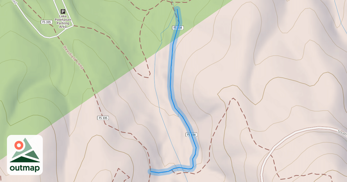 Map of Small Creek Trail