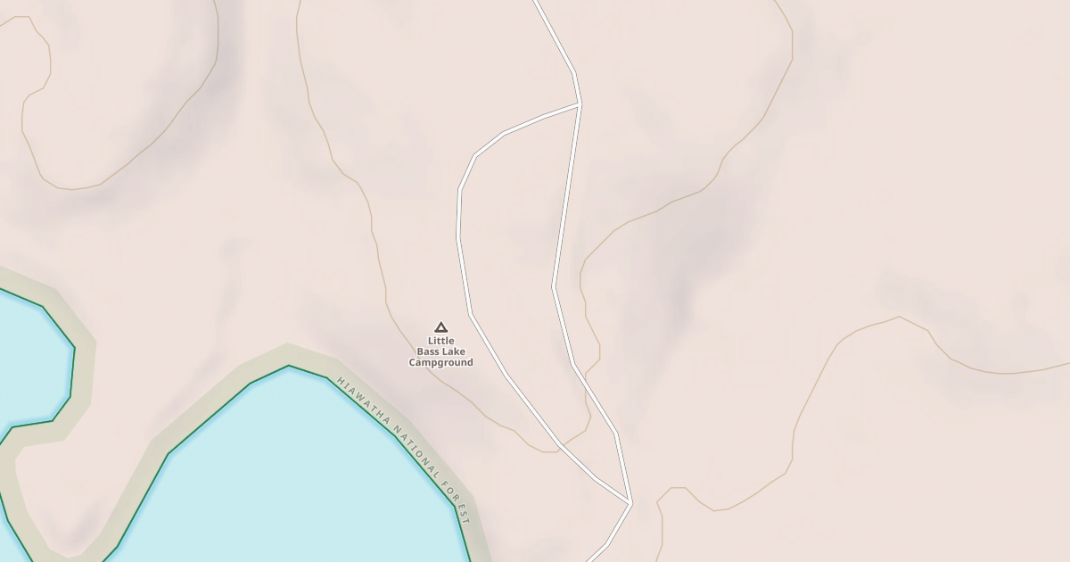 Map preview of LITTLE BASS LK CGRD SPUR A
