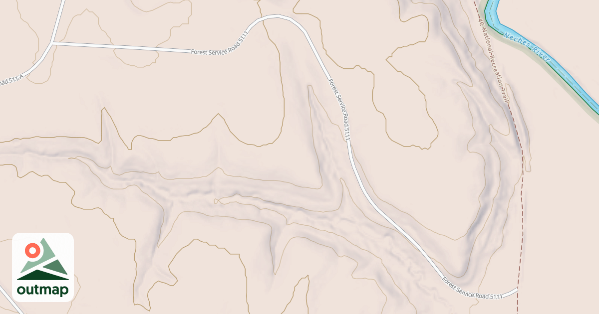 Map of OVERLOOK SPUR