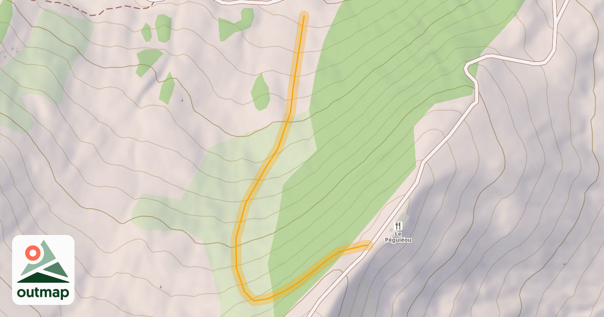Map of Bergeries Hors Piste