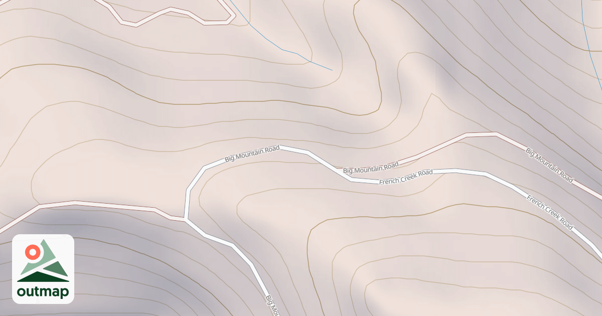 Map of BIG MTN     (FA04)