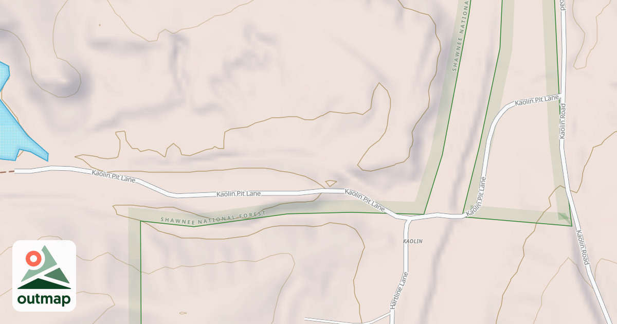 Map of KAOLIN RD