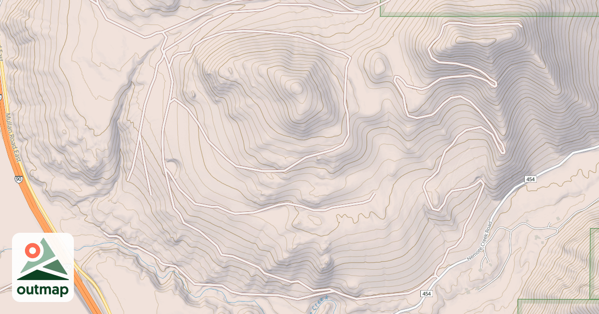Map of MICAYUNE GULCH (SOUTH)
