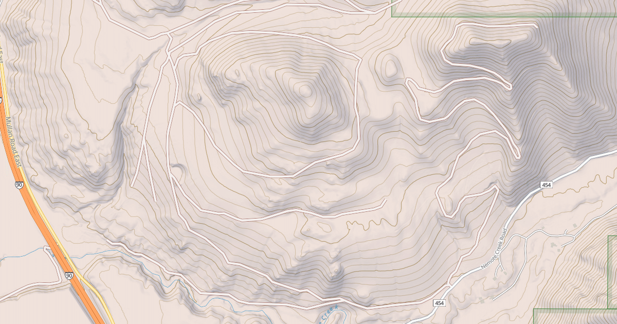 Map preview of MICAYUNE GULCH (SOUTH)