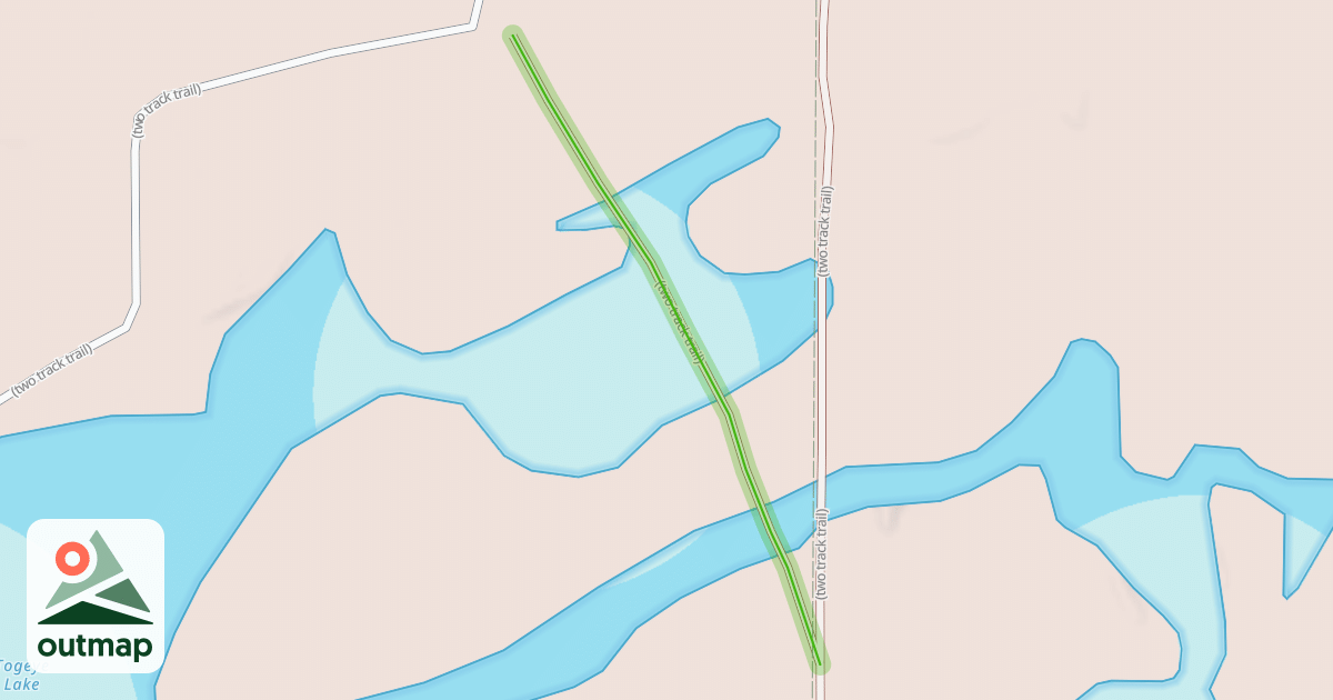 Map of (two track trail)