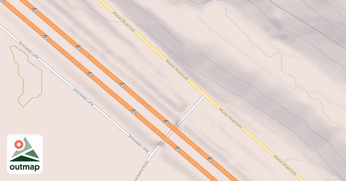 Map of CLYDE ACCESS ROAD