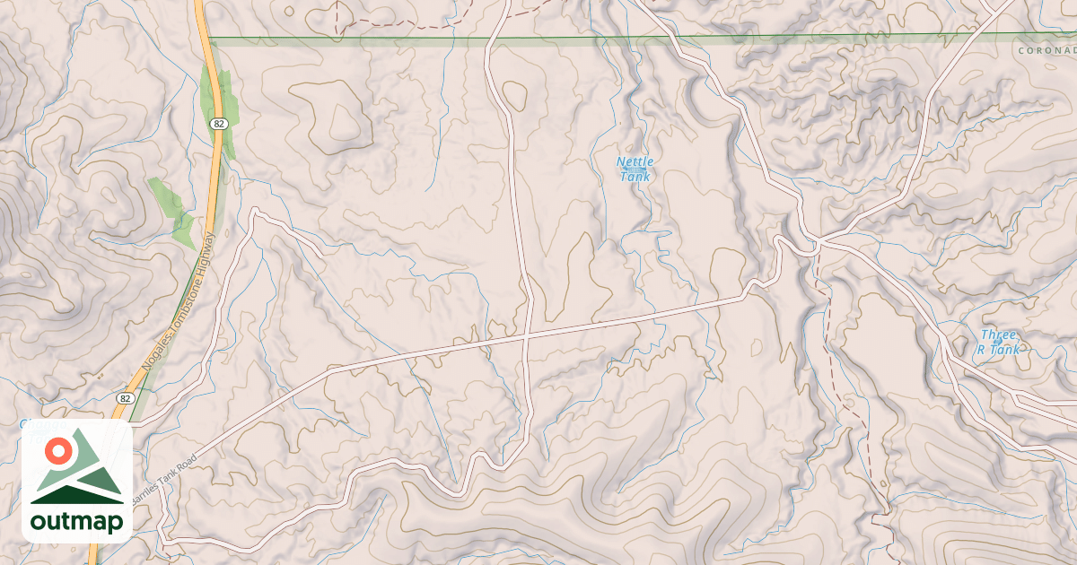Map of BARRILES TANK