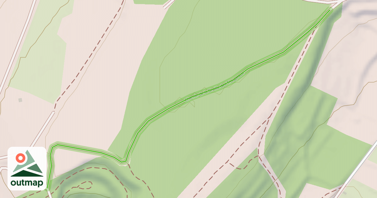Map of Chemin de la Draille des Troupeaux