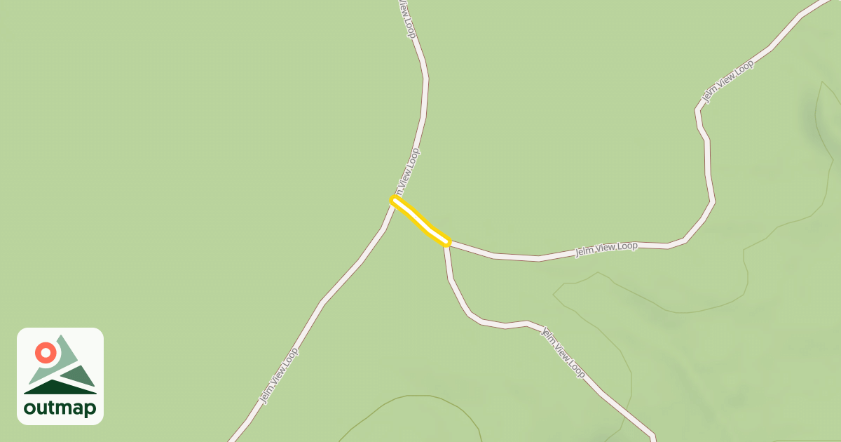 Map of Jelm View Loop