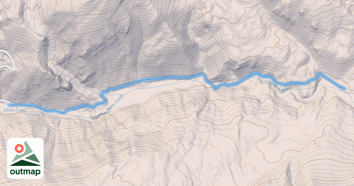Map of Swan Creek Trail