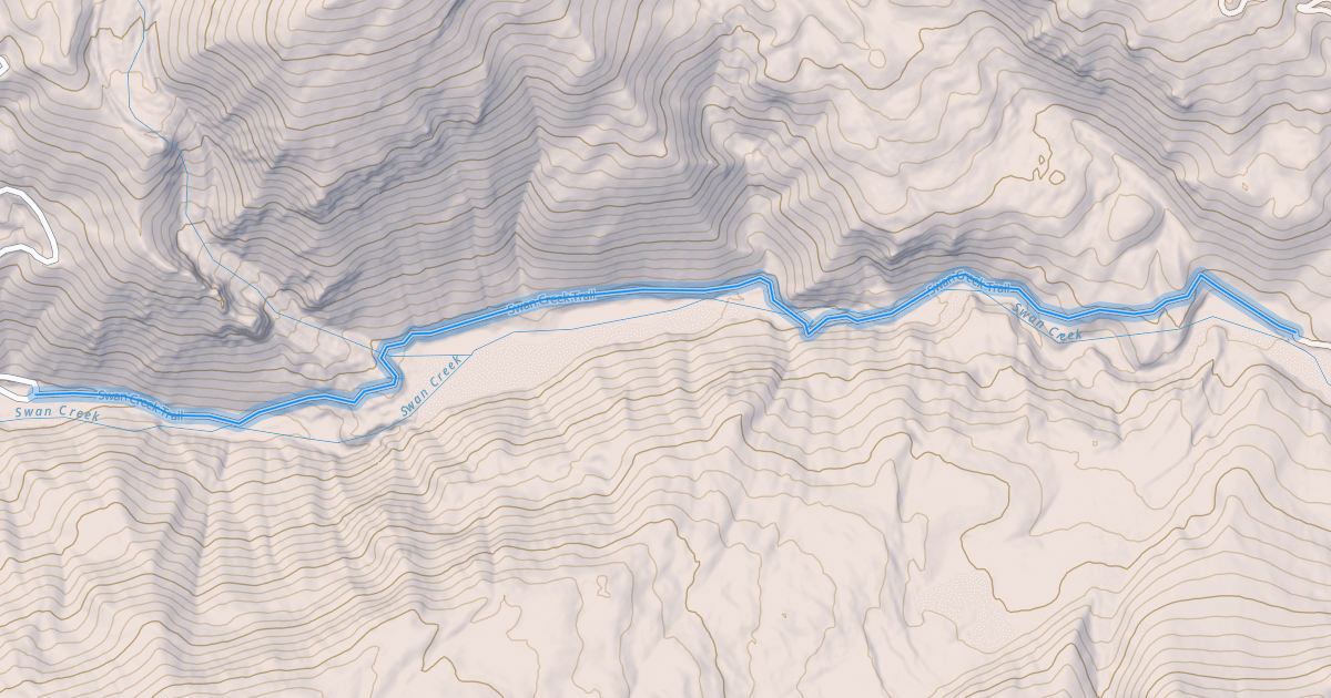 Map preview of Swan Creek Trail