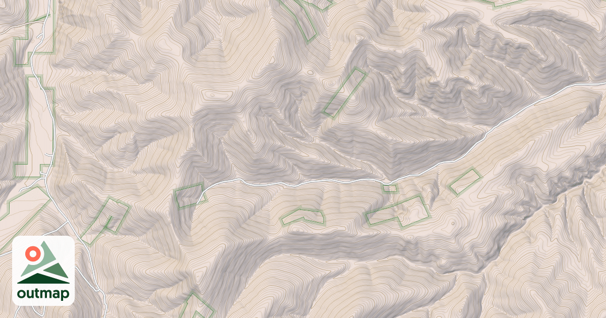 Map of Gibson Peak