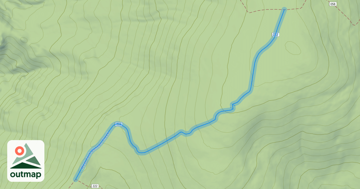 Map of Duncan Creek - Bosman Trail
