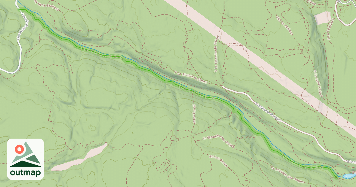 Map of 22 Le Sentier de la Rivière