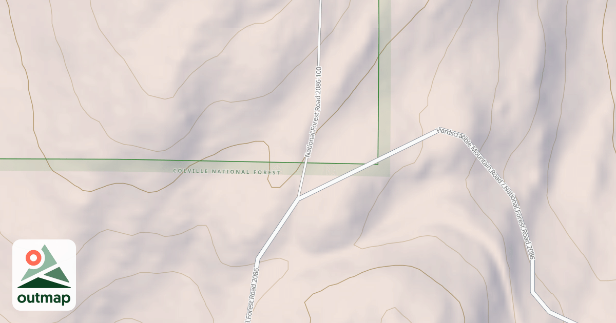 Map of BODIE MTN