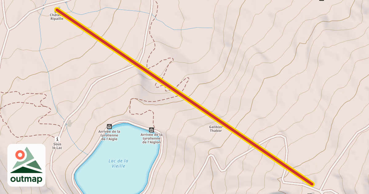 Map of Château Ripaille