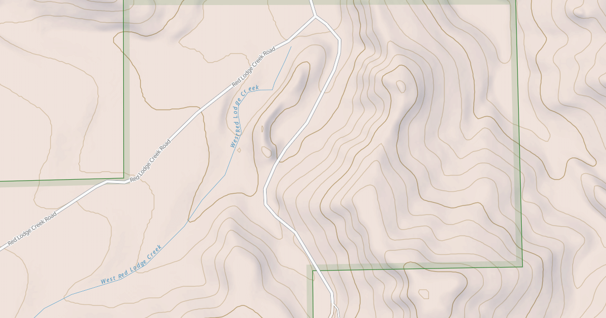 Map preview of RED LODGE CREEK