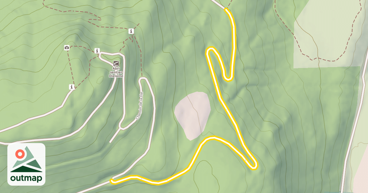 Map of Chemin de la Fie