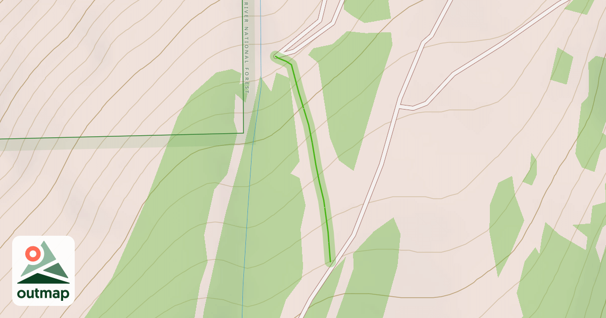 Map of Troyer's Trail