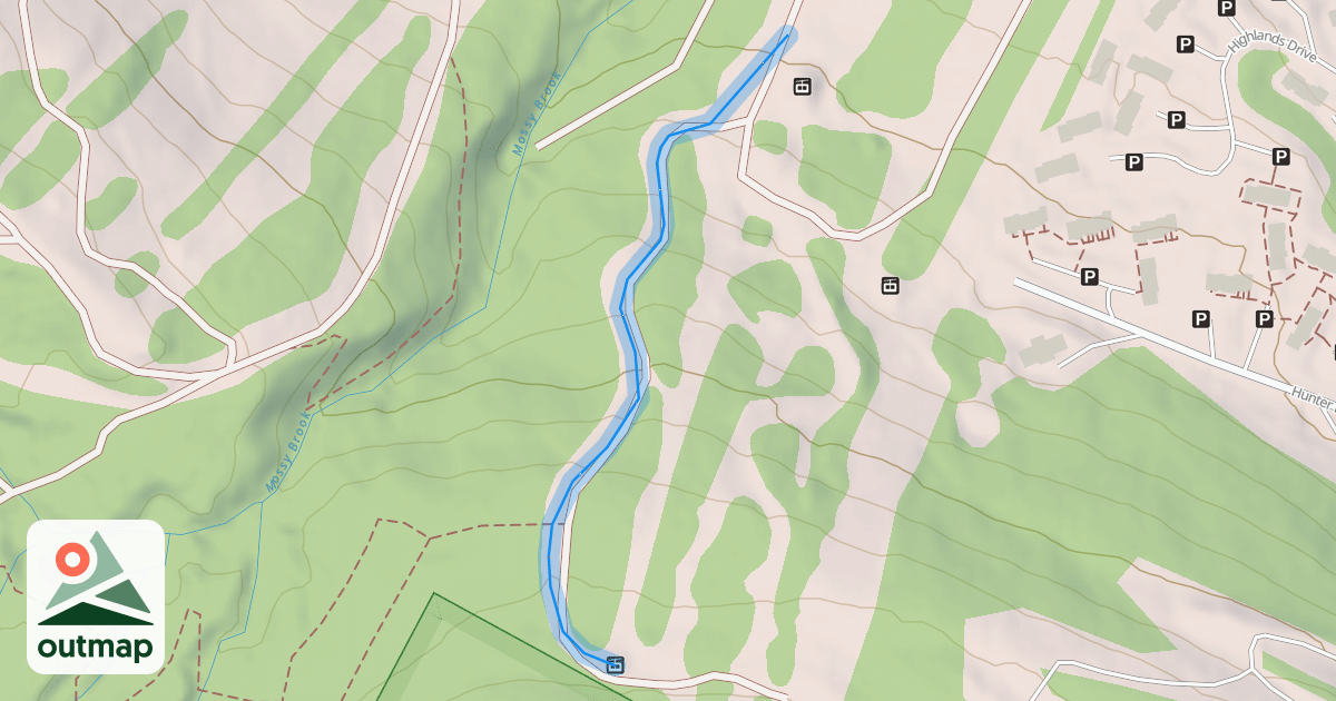 Map of West Side Glide