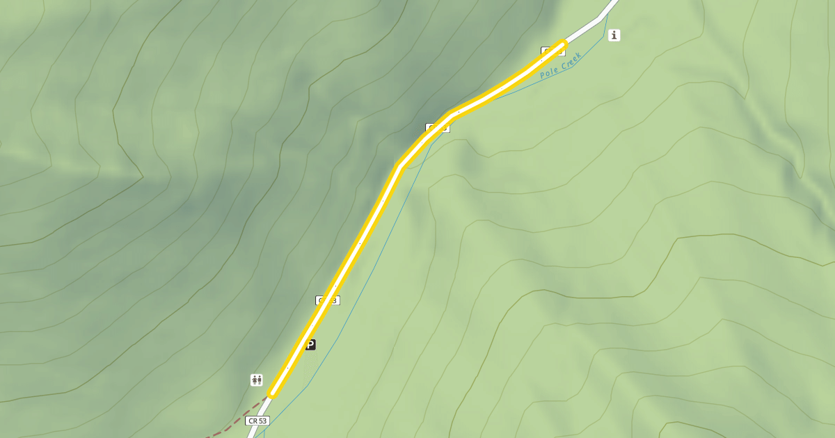 Map preview of Blue Ridge Road