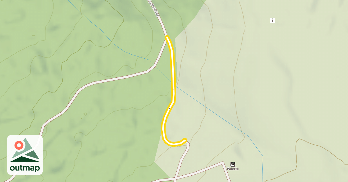 Map of Chemin de la Palettaz