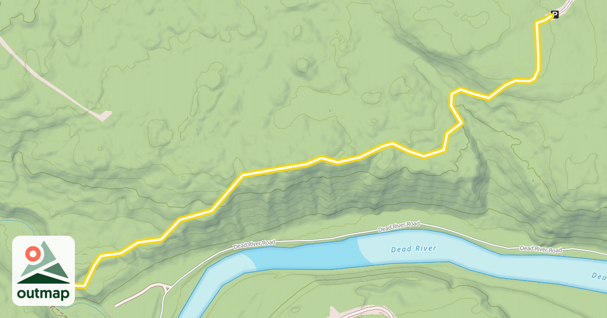 Map of Maine Huts Trail