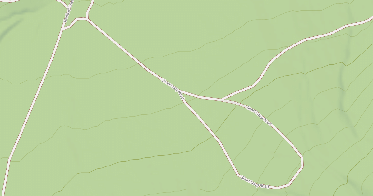 Map preview of SHORT LOOP ROAD
