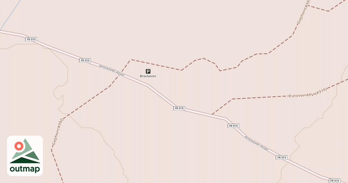 Map of Turkey Springs Winter