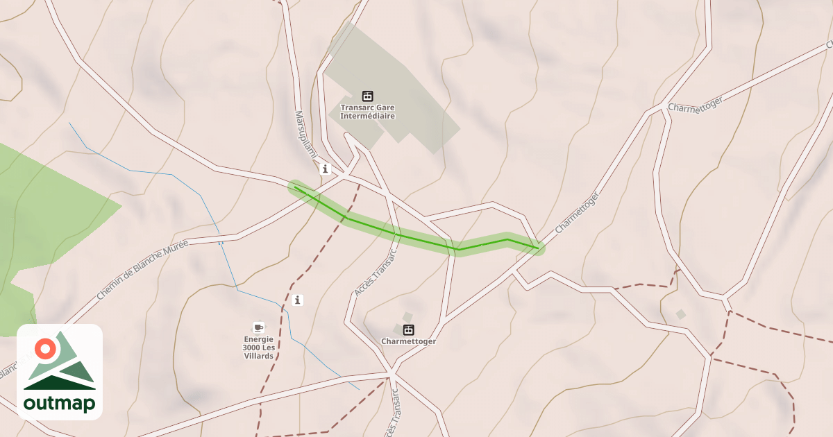 Map of Charmettoger