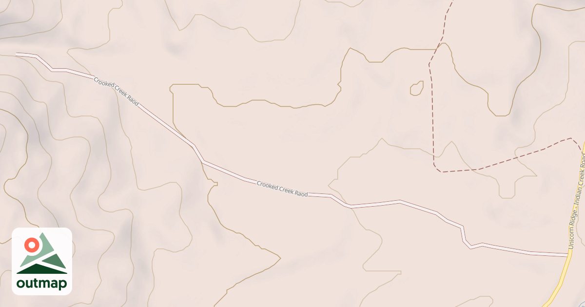 Map of CROOKED CREEK