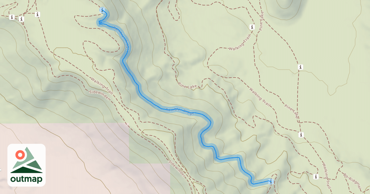 Map of Rambler Ridge