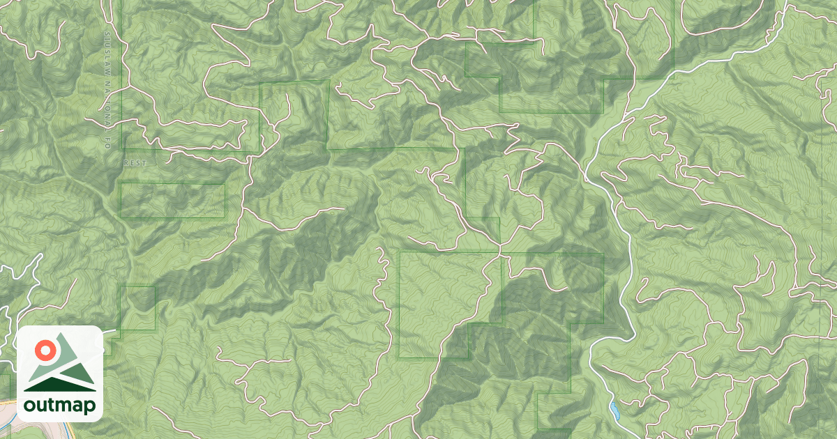 Map of TRENHOLM SADDLE