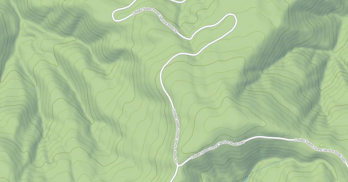 Map preview of USFS National Forest System Roads {F9EF460B-AF20-4A8E-8591-9C4793006627}