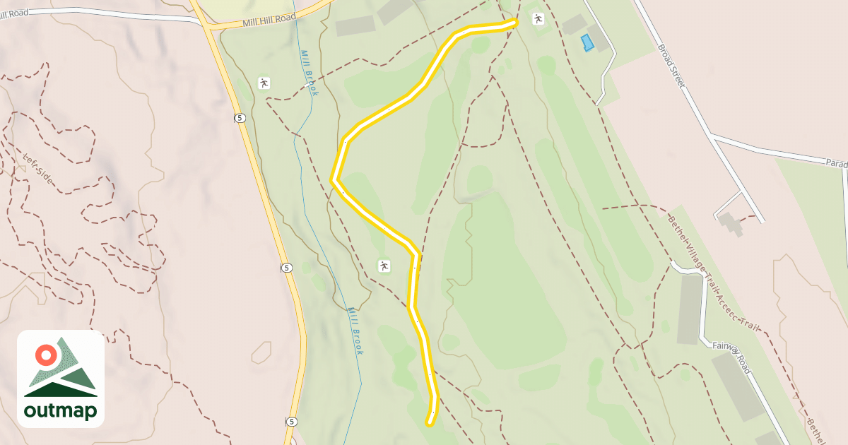 Map of Mill Brook