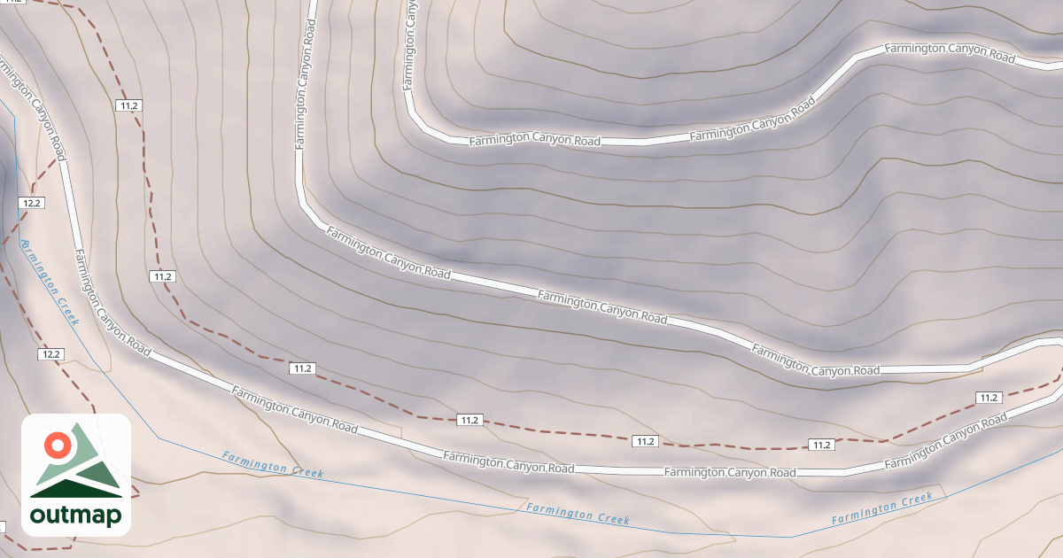 Map of FARMINGTON CANYON ATV