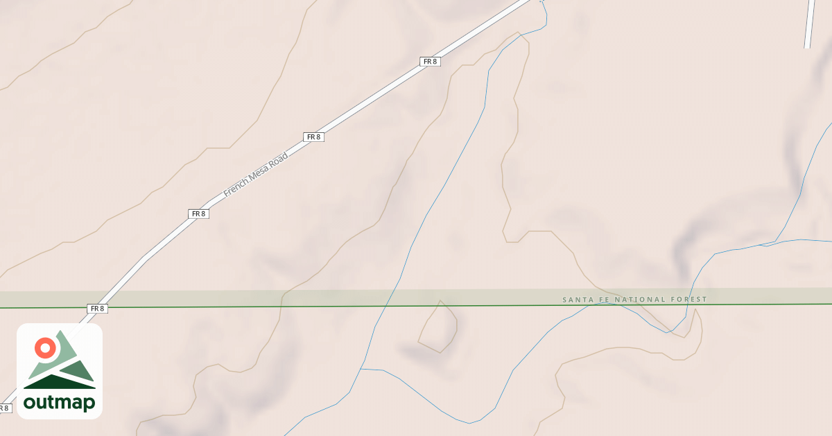 Map of FRENCH MESA