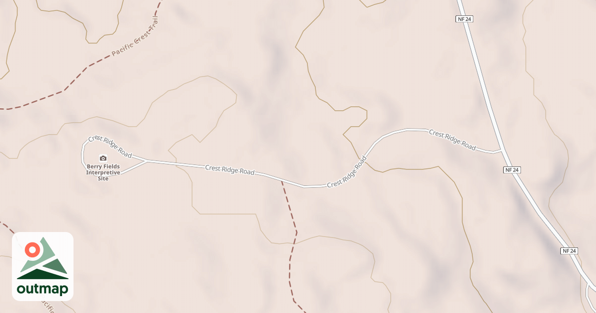 Map of 123M CREST RIDGE