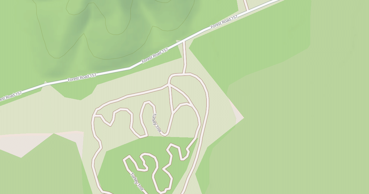 Map preview of USFS Motor Vehicle Use Map Trails 19741