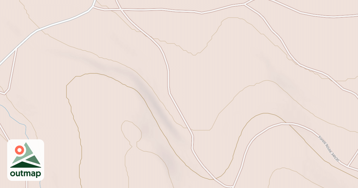 Map of N BEAR VALLEY TIE