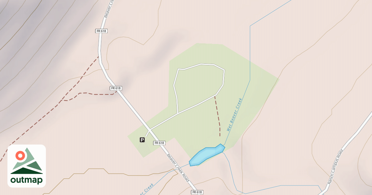 Map of BEAVER CREEK CG