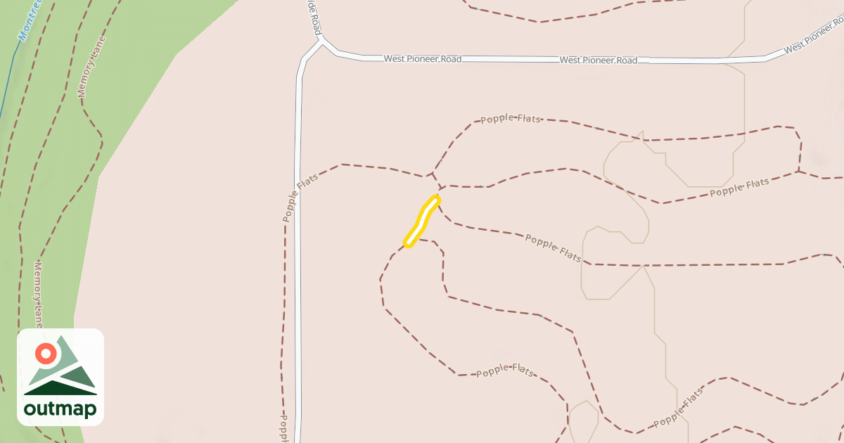 Map of Popple Flats