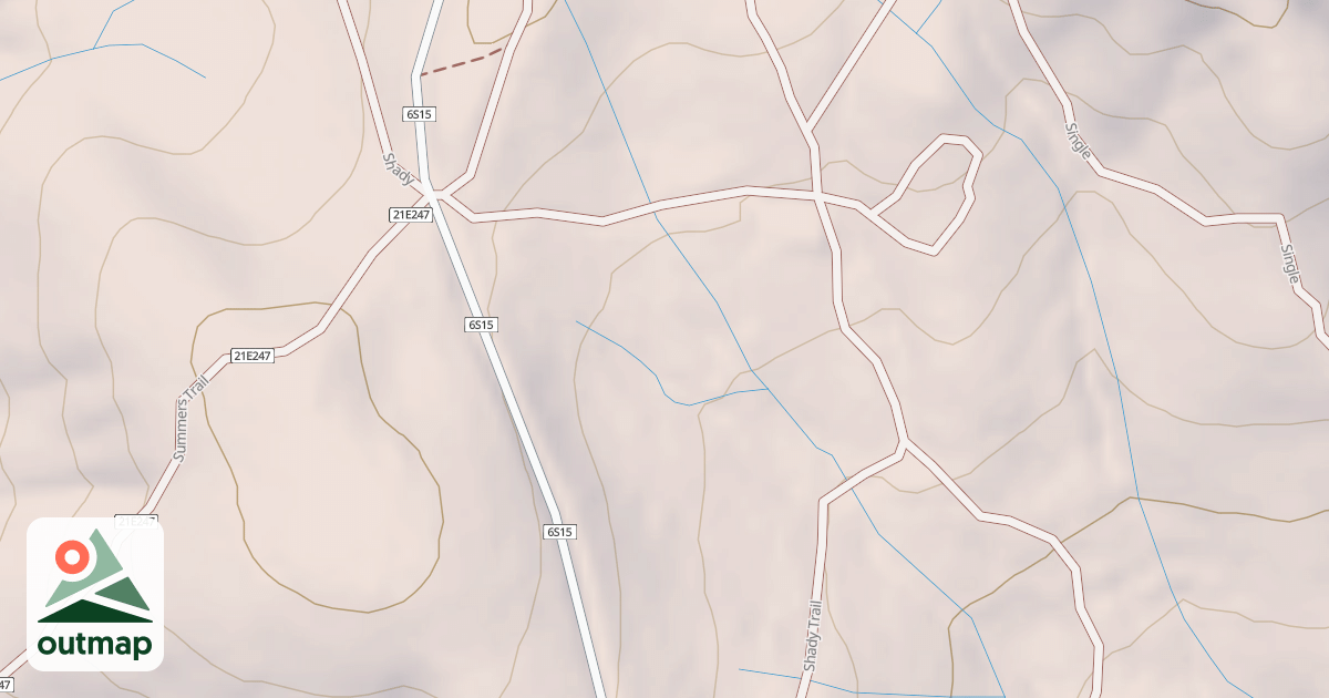 Map of CHINA WELLS C SPUR