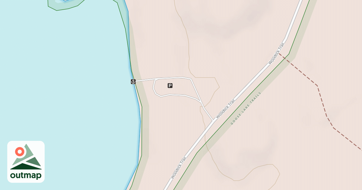 Map of MOCCASIN LAKE BOAT ACCESS