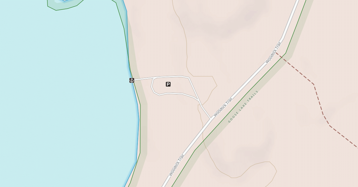 Map preview of MOCCASIN LAKE BOAT ACCESS