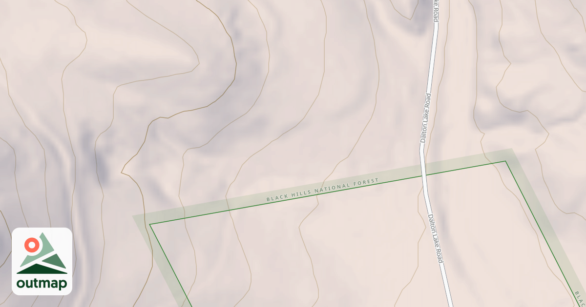 Map of DALTON LAKE BR 1C
